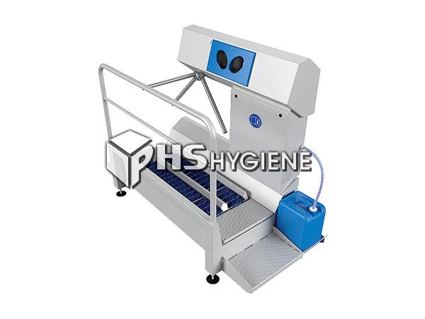 dzw hdt industrial hygiene station sole cleaning and hand disinfection